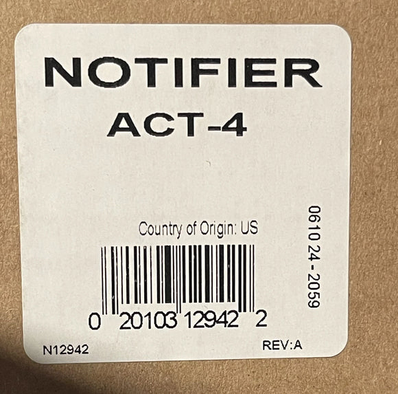Notifier ACT-4 Audio Coupling Transformer (NEW)