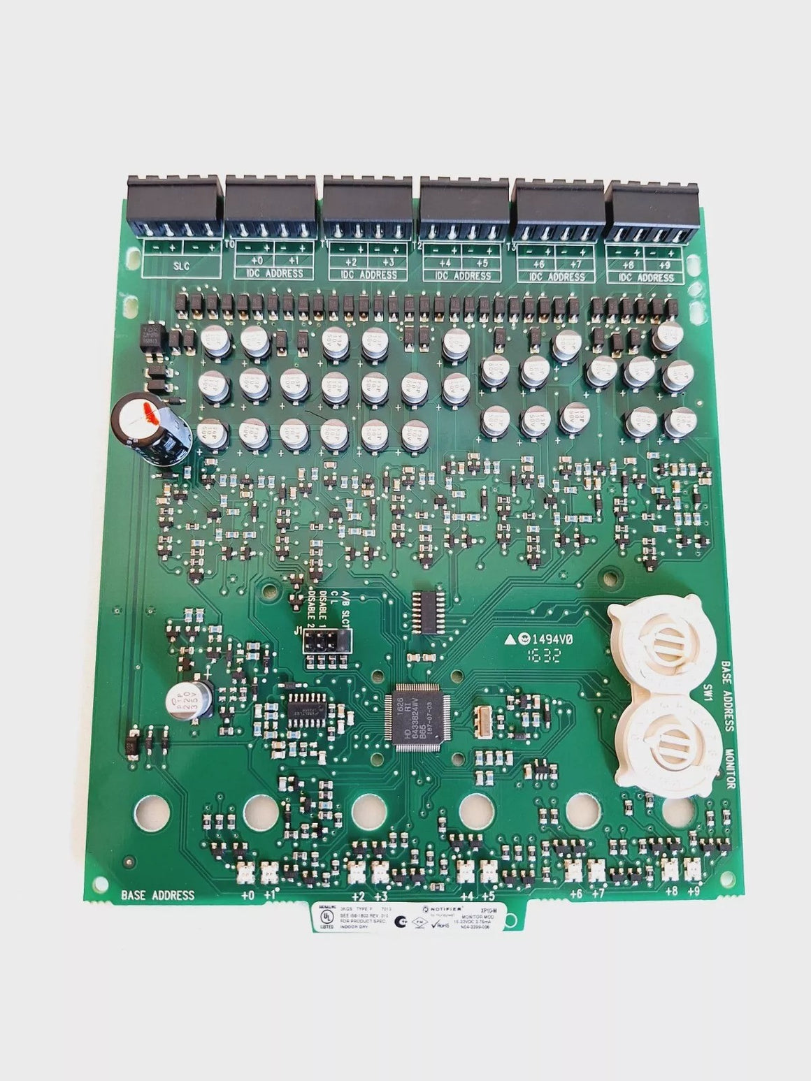Ten Input Monitor Module Notifier XP10-M(A) Ten Input Monitor Module (NEW) – Fire Alarm Depot