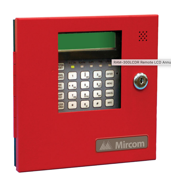 Mircom RAM-300LCDR Remote LCD Annunciator (NEW)