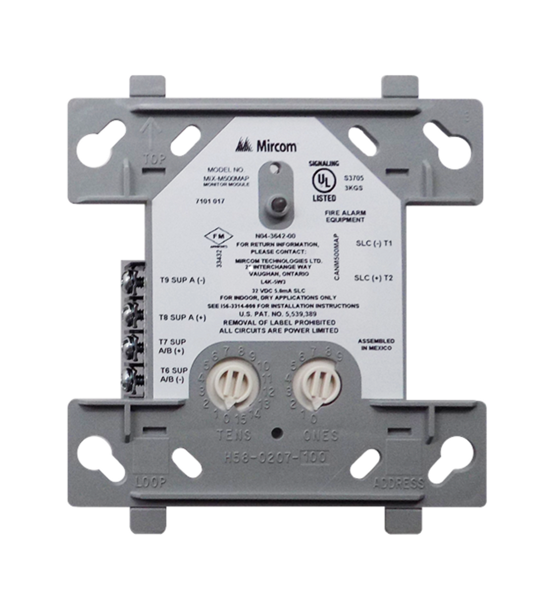 Mircom MIX-M500MAPA Monitor Module (NEW) – Fire Alarm Depot