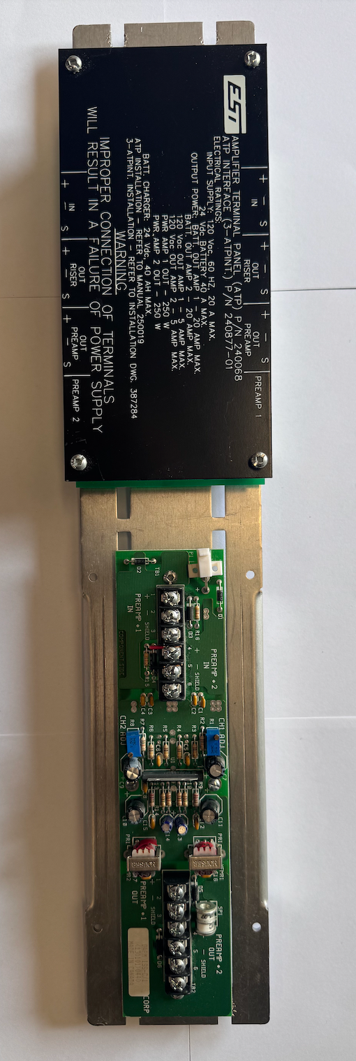 Edwards 3-ATPINT Audio Terminal Panel (REFURBISHED)