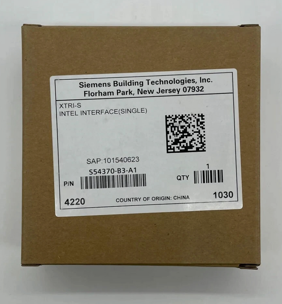 Siemens XTRI-S Single-Input Intelligent Interface Module (NEW)