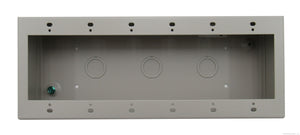 Simplex 2975-9206 6-gang Ivory Back Box (NEW)
