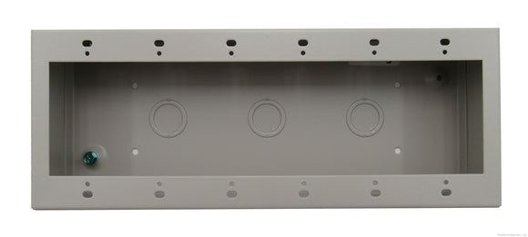 Simplex 2975-9206 6-gang Ivory Back Box (NEW)