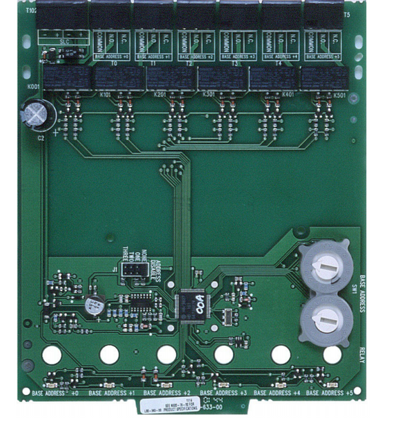 Notifier XP6-R(A) Six Relay Control Module (REFURBISHED)